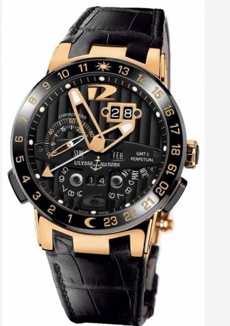 Ulysse Nardin El Toro Black Dial in Rose Gold watch